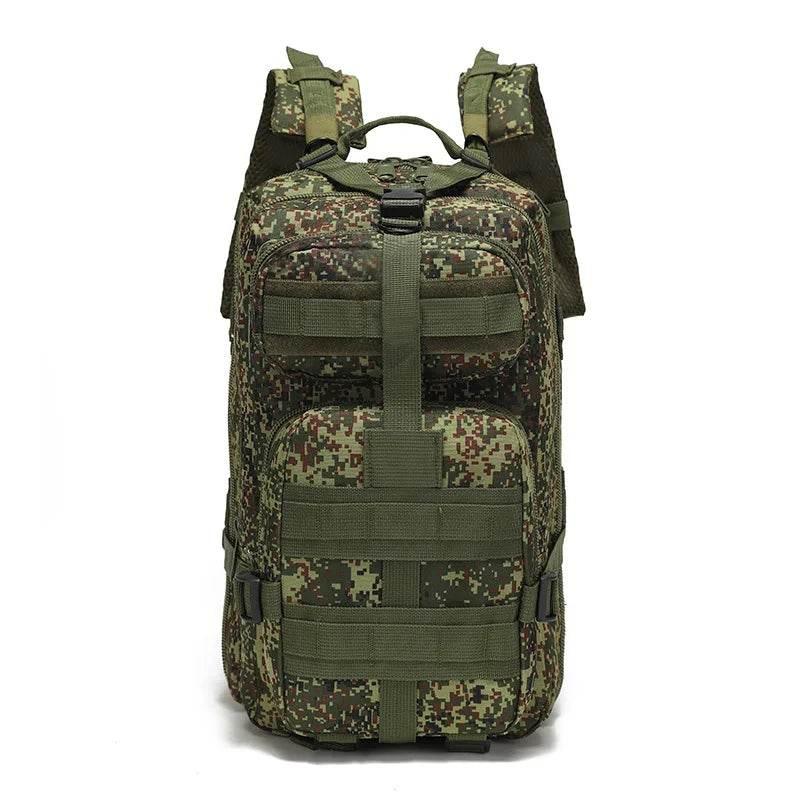 Men's Classic Tactical Backpack Travel Sports Camouflage Bag Outdoor Climbing Hunting Backpack Fishing Hiking Nylon 3P Pack Bag - Empire P.E