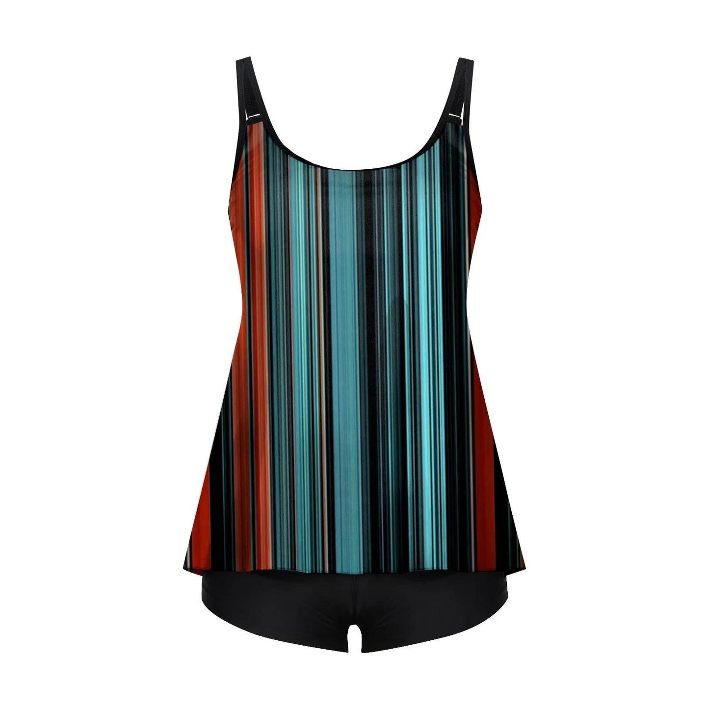 2024 Personality Popular Women's Swimsuit Sexy Printed Vest Shorts Swimsuit Two-Piece Set Soft And Comfortable Swimwear - Empire P.E