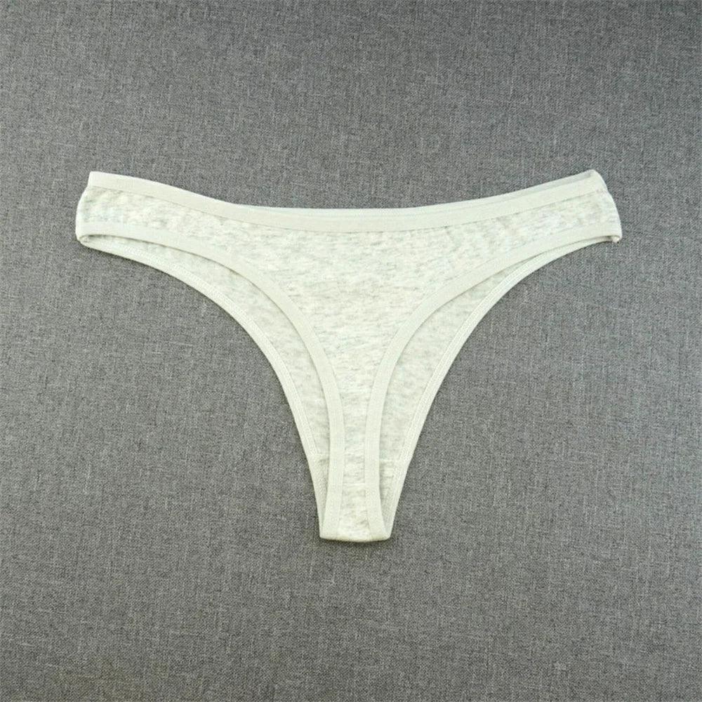 M-XXL Women Thong Panties Sexy Soft Cotton G-String - Empire P.E