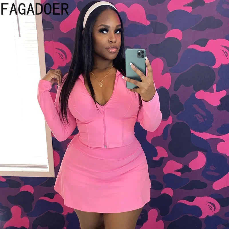 Sexy Sporty 2 Pieces Set for Woman - Empire P.E