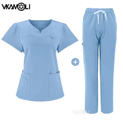 NEW Slim fitting elasticity Scrubs sets