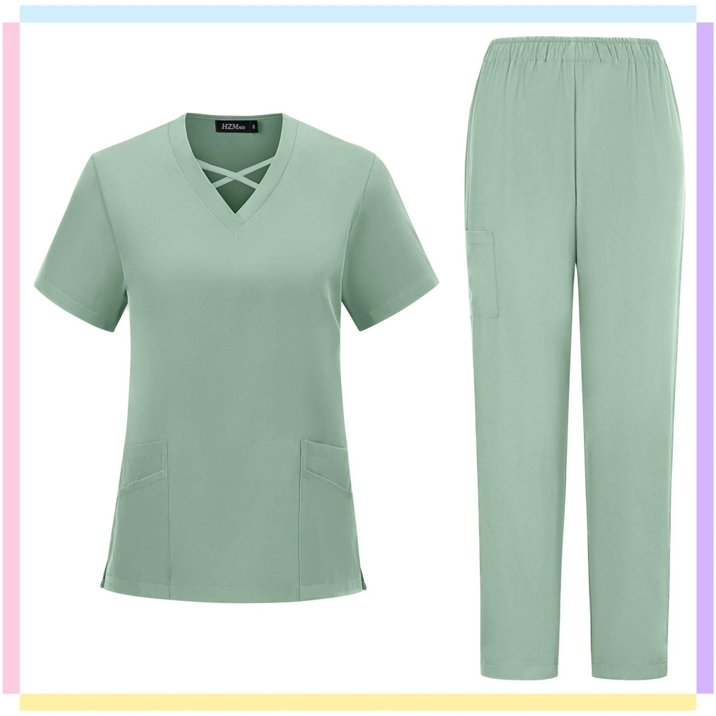 Hot Sale Anti Wrinkle Washable Soft Nurse Scrubs Hospital Medical Scrubs Women Nursing Top Jogger Scrubs Uniforms Sets Work Wear - Empire P.E
