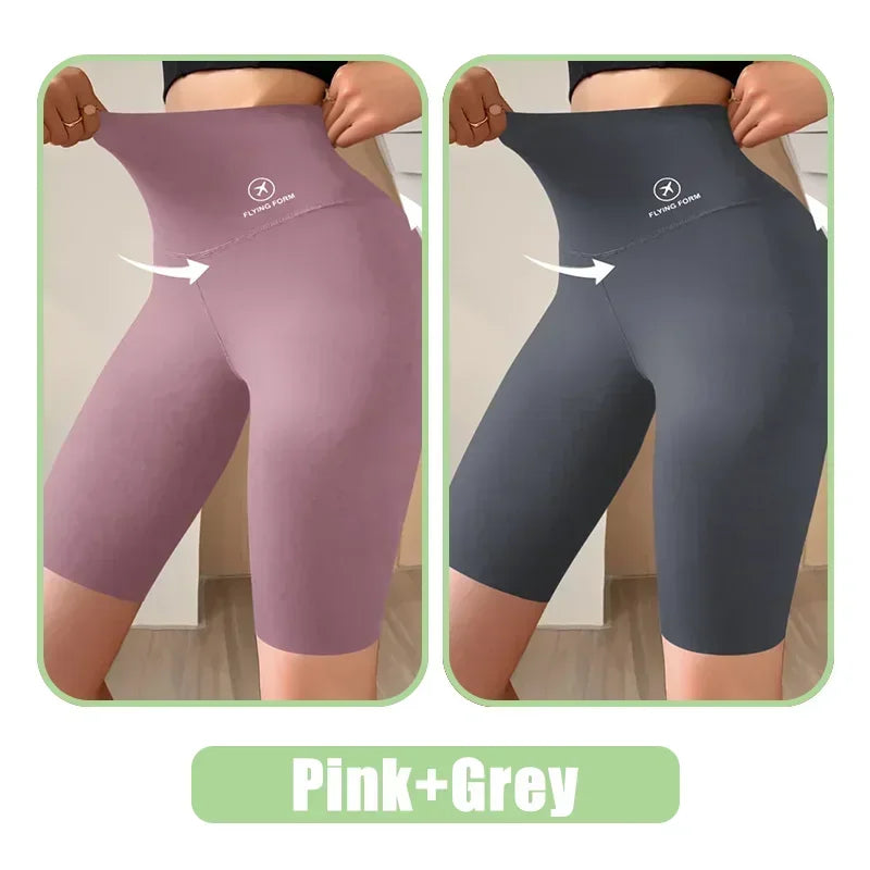 Seamless Women Sports Shorts High Waist Fitness Jogging Body Shaping Boxers Push Up Scrunch Butt Biker Slim Underwear - Empire P.E