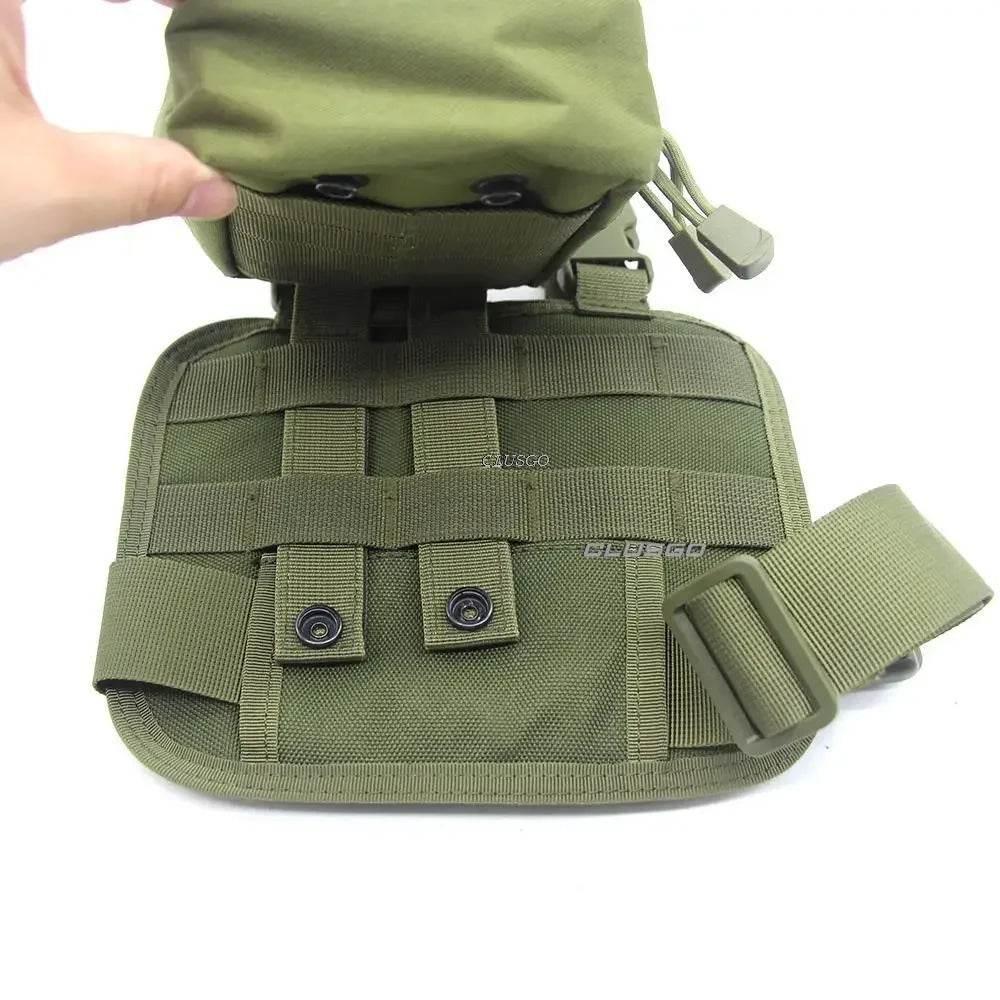 Tactical Molle EDC Pouch Compact Utility Pouch 600D Organizer Tools Bags with Thigh Rig Panel Multipurpose Tool Bag Wasit Bag - Empire P.E
