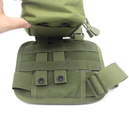 Tactical Molle EDC Pouch Compact Utility Pouch 600D Organizer Tools Bags with Thigh Rig Panel Multipurpose Tool Bag Wasit Bag - Empire P.E