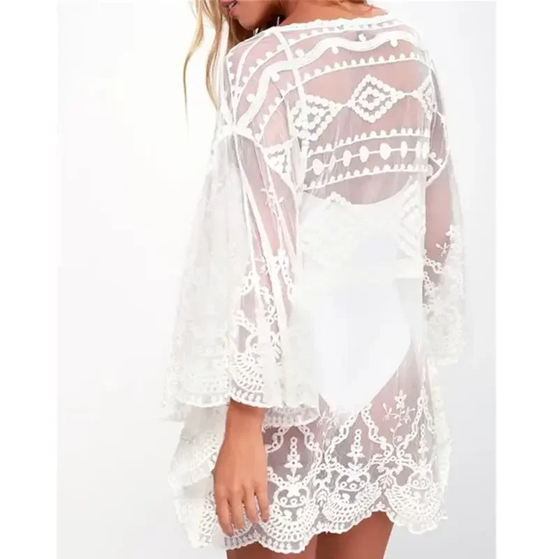 2023 Lace Beach Pareo Beachwear Swim Suit
