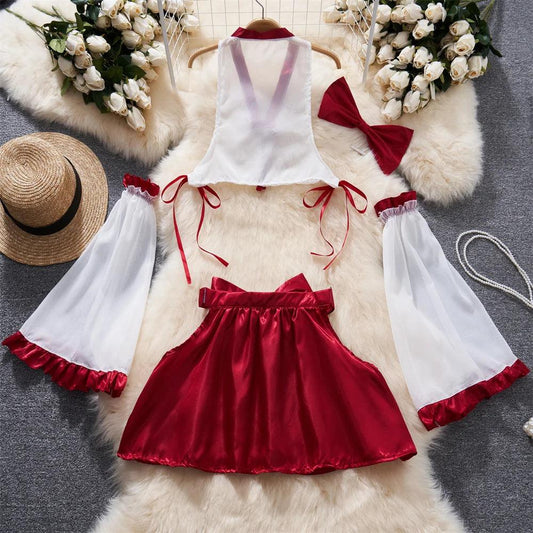 Japan V-Neck Chiffon Set - Empire P.E