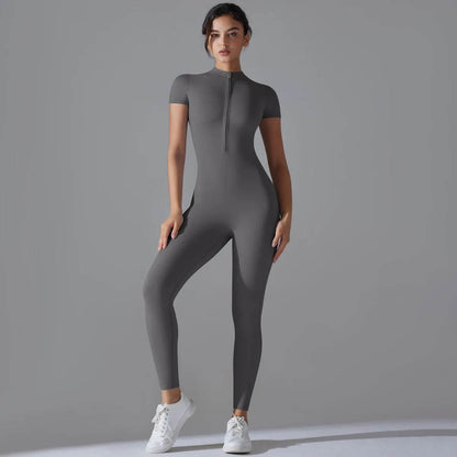 Women Bodysuits Fitness Sports Bodysuit Yoga Suit Breathable Quick Drying Sports Yoga Clothing Women's Gym Push Up Workout - Empire P.E