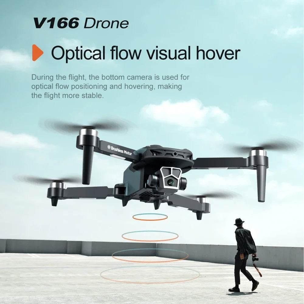 V166 Drone dji fpv 8k professional rc helicopter Mini ufo aircraft jjrc plane elicoptero en oferta low price drones Aircraft - Empire P.E