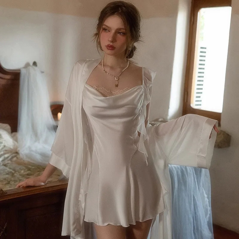 Women's Ice Silk Nightgown - Empire P.E