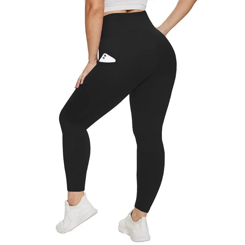 Women's High-Waisted Yoga Pants Plus Size - Empire P.E