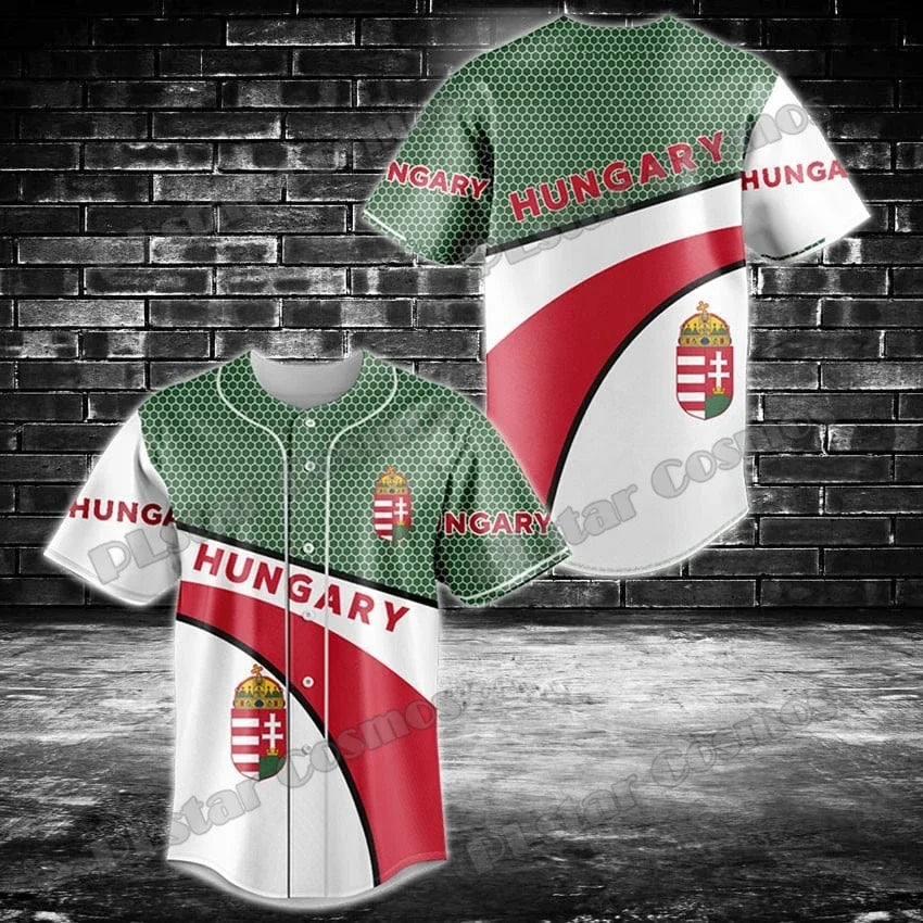 Argentina/Panama/Scotland Flag & Coat Of Arms 3D Printed Fashion Men's Baseball Shirt Street Unisex Adult Baseball Jersey KZ07 - Empire P.E