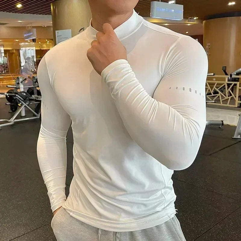 Men's Long Sleeve Compression Shirt - Empire P.E