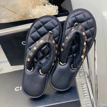 women's  luxury designer   flip flops