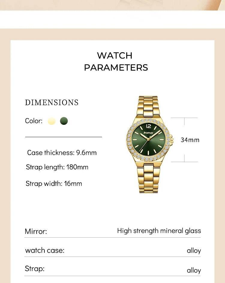 Women Watch Top Brand Quartz Movement - Empire P.E