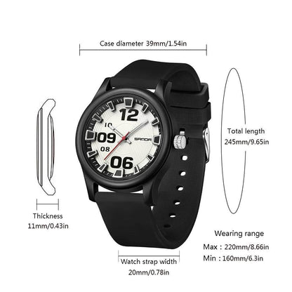 Fashion women's watches Soft silicone strap - Empire P.E