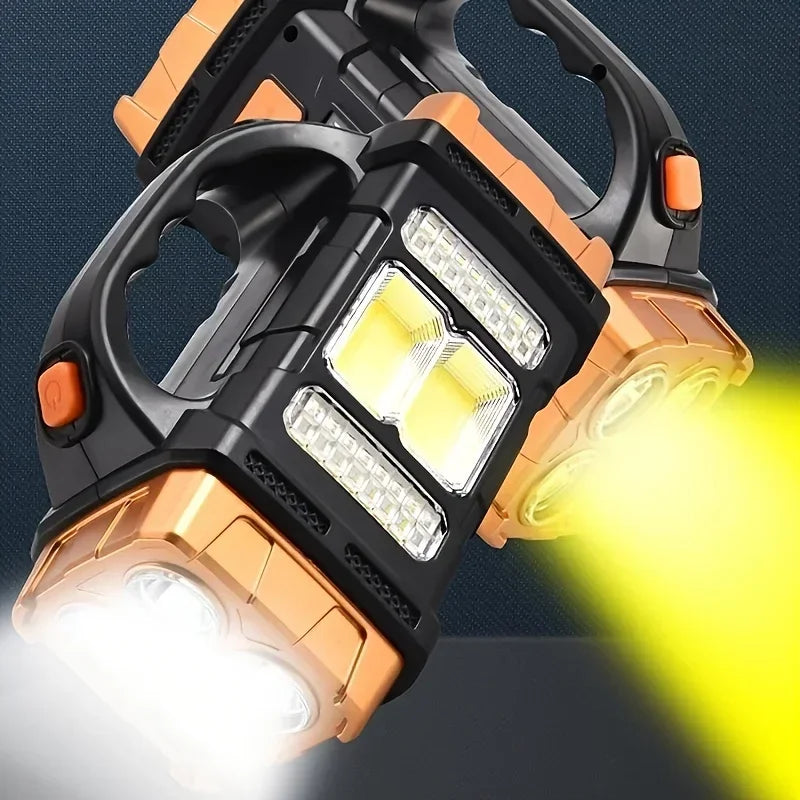 High Power Led Flashlights Camping Torch Work Light Solar Charge - Empire P.E