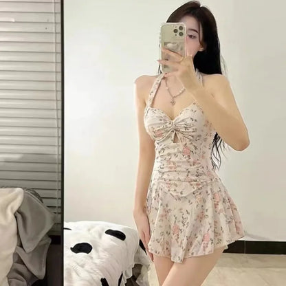Women’s Slimming One-piece Dress Swimsuit