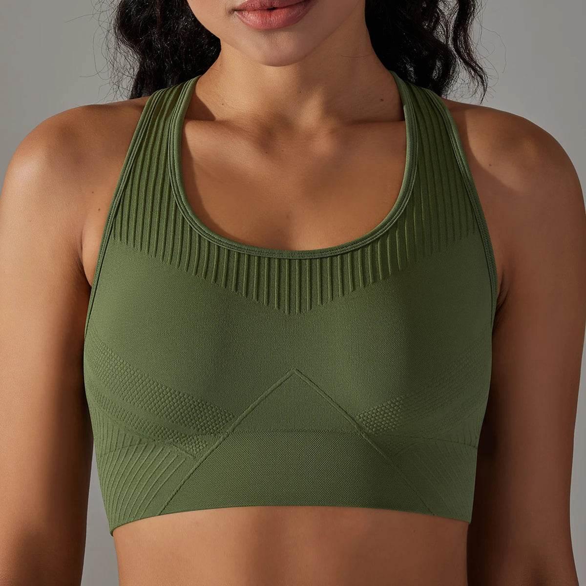 Women Yoga Set Seamless Gym Sportswear Long Seelves High Waist Leggings Sports Clothing Set Fitness Bra Vest Shorts Tracksuit - Empire P.E