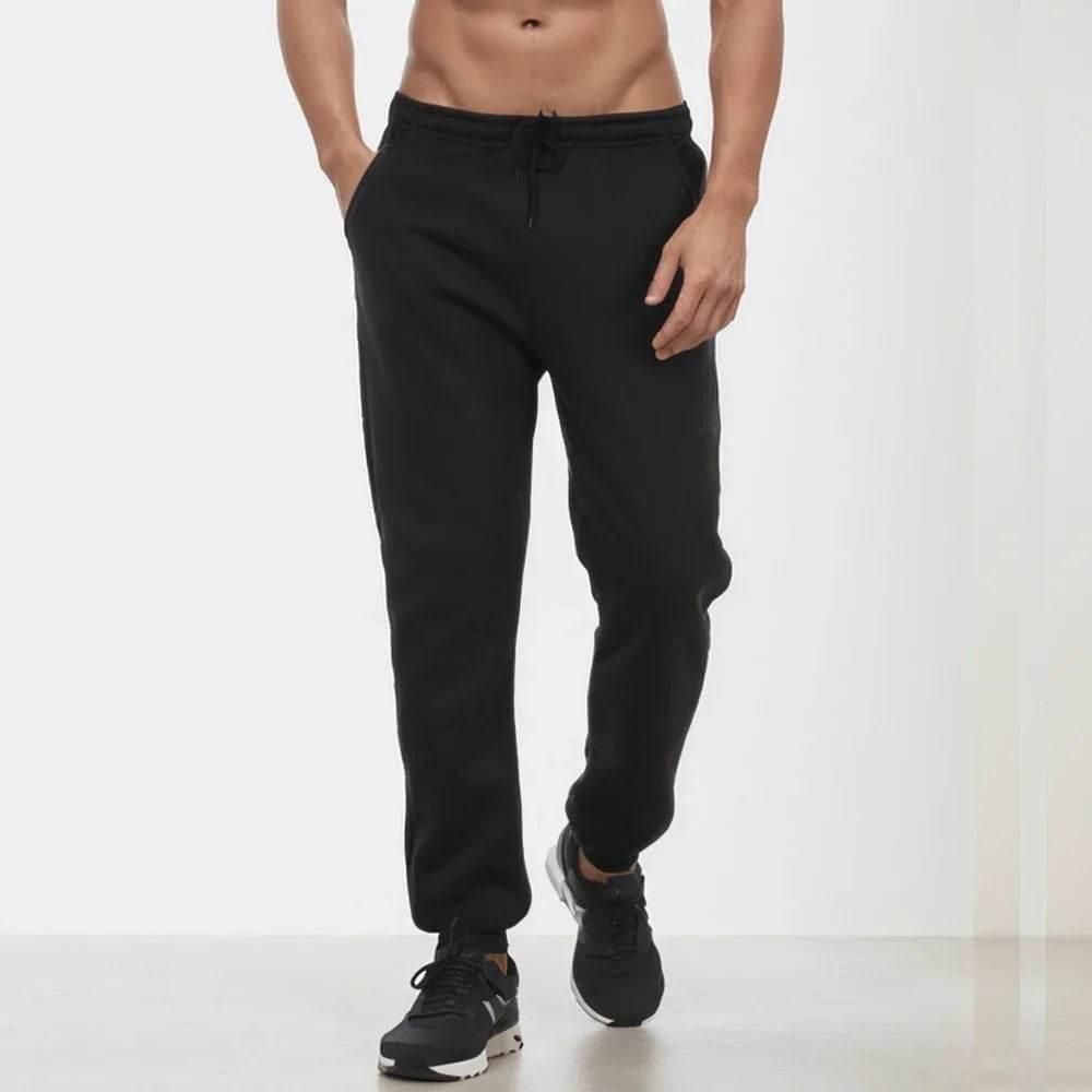 Men's Casual Sweatpants Fleece Sports Pants Unisex Fashion Solid Loose Trousers Streetwear Autumn Winter Jogging Fitness Pants - Empire P.E