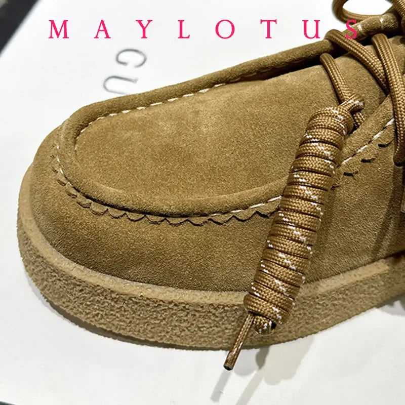 Retro Casual Suede Leather Loafers