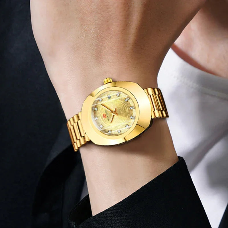 Gold Men Wrist Watch 2025 Top Brand - Empire P.E