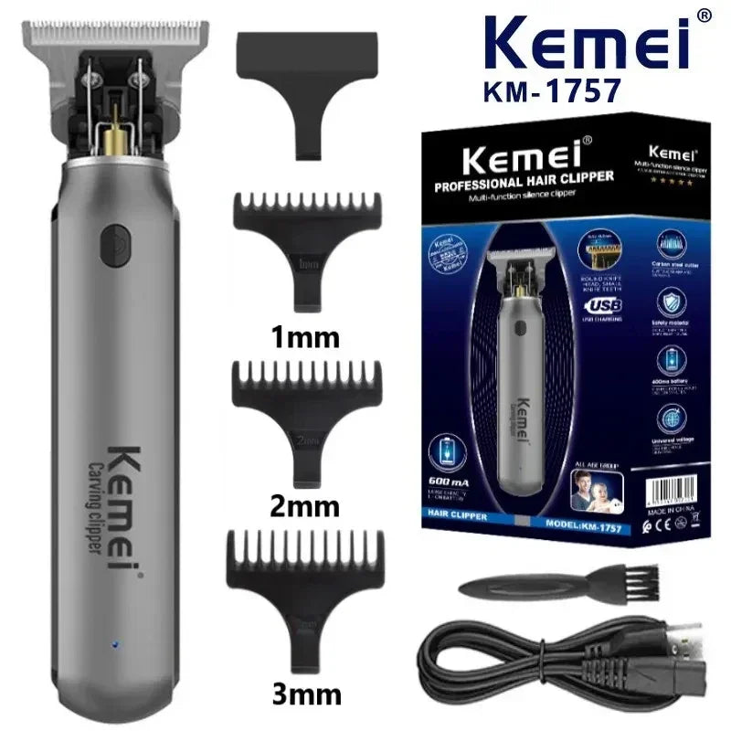 USB charging Zero-cut Blade Cordless Hair Trimmer - Empire P.E