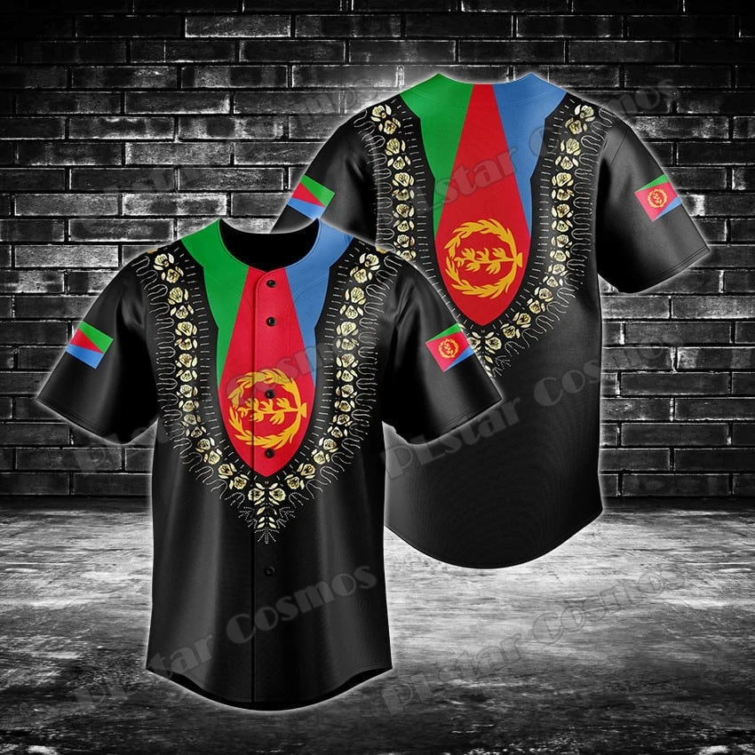 Argentina/Panama/Scotland Flag & Coat Of Arms 3D Printed Fashion Men's Baseball Shirt Street Unisex Adult Baseball Jersey KZ07 - Empire P.E