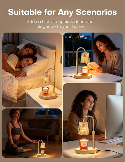 Candle Warmer Lamp with Timer Dimmer