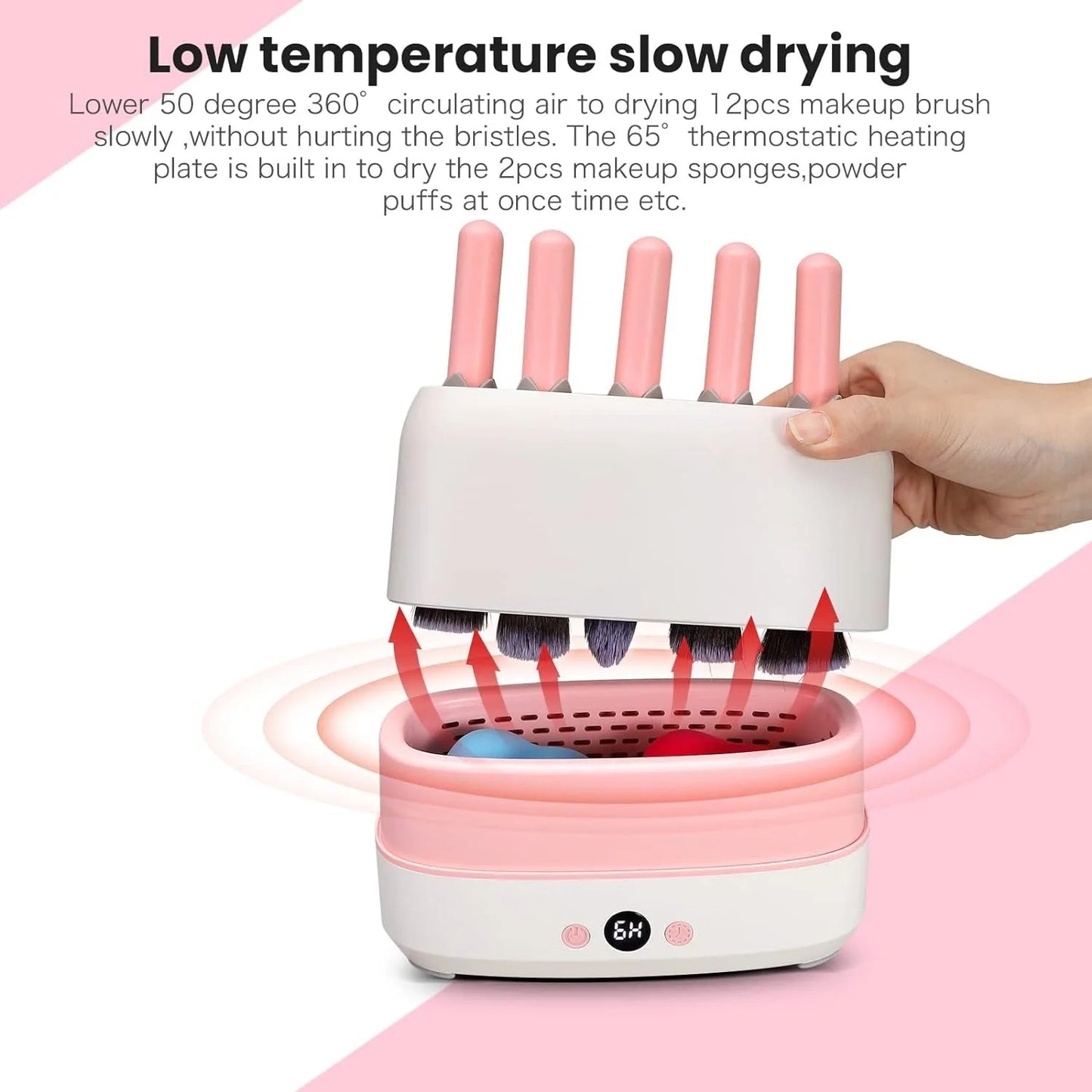 Automatic Makeup Brush Cleaner  Fast Drying USB Portable