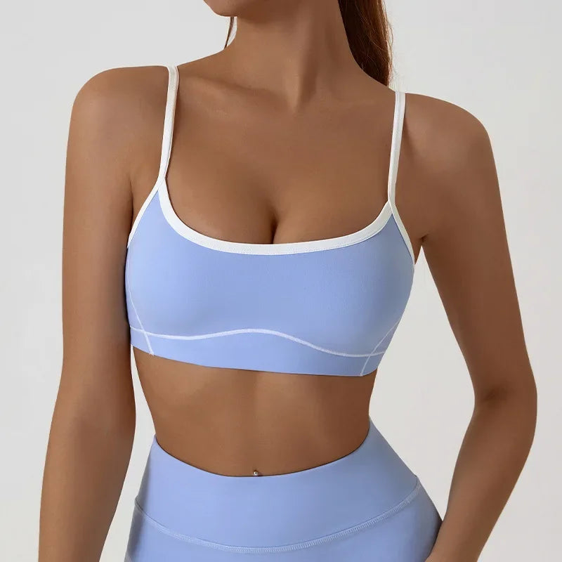 Women's Sports Bra Gym High Support Chest Pad