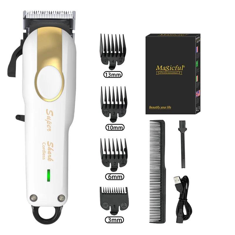 Magicful Professional Hair Clipper Lithium Battery USB Chargeable - Empire P.E