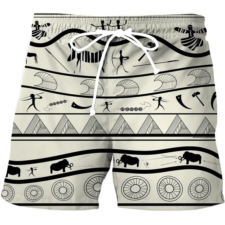 Summer Men's Quick Drying Hawaii Holiday Sports Swimming Trunks