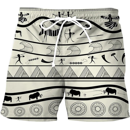 Summer Men's Quick Drying Hawaii Holiday Sports Swimming Trunks