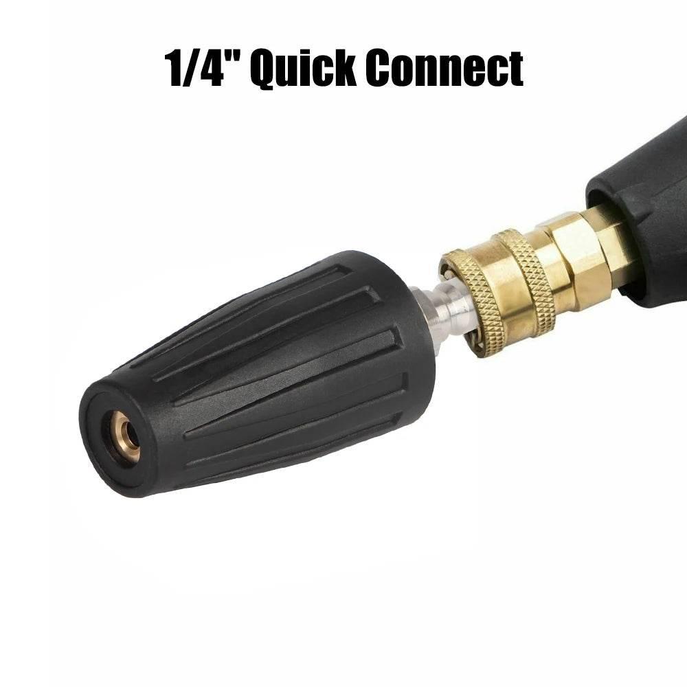 Cleaner Accessory Car Washer 4000PSI 4.0 Gpm For High Pressure Washer Rotating Turbo Nozzle 1/4 Quick Connect Water Gun - Empire P.E