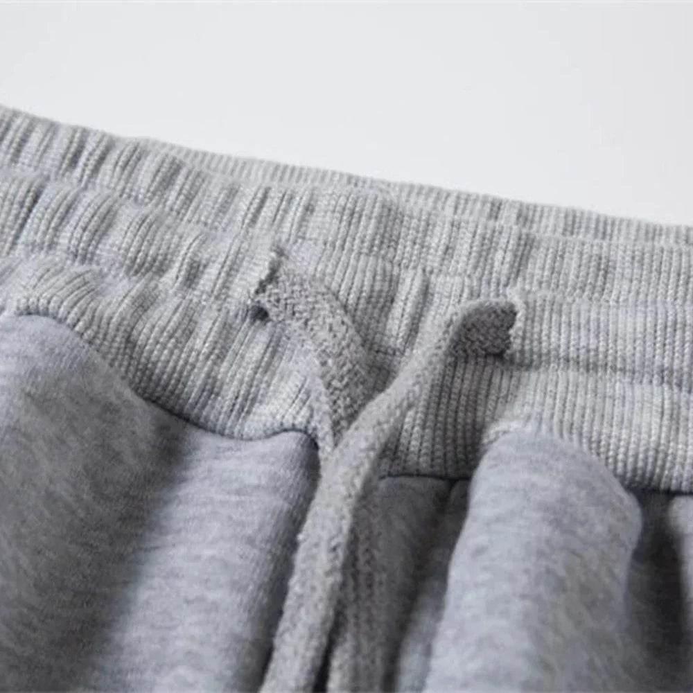 Men's Casual Sweatpants Fleece Sports Pants Unisex Fashion Solid Loose Trousers Streetwear Autumn Winter Jogging Fitness Pants - Empire P.E