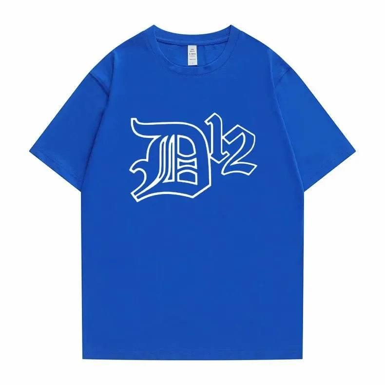 Rap singer Eminem's same pattern printed Tshirt for womenloose top style fashionable oversized hip-hop Tshirt for women - Empire P.E