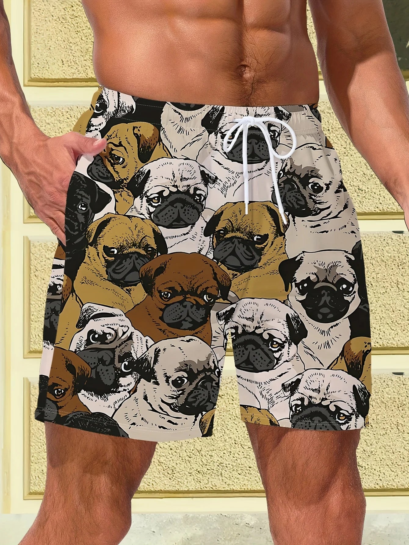 3D Printed Men's Beach Shorts