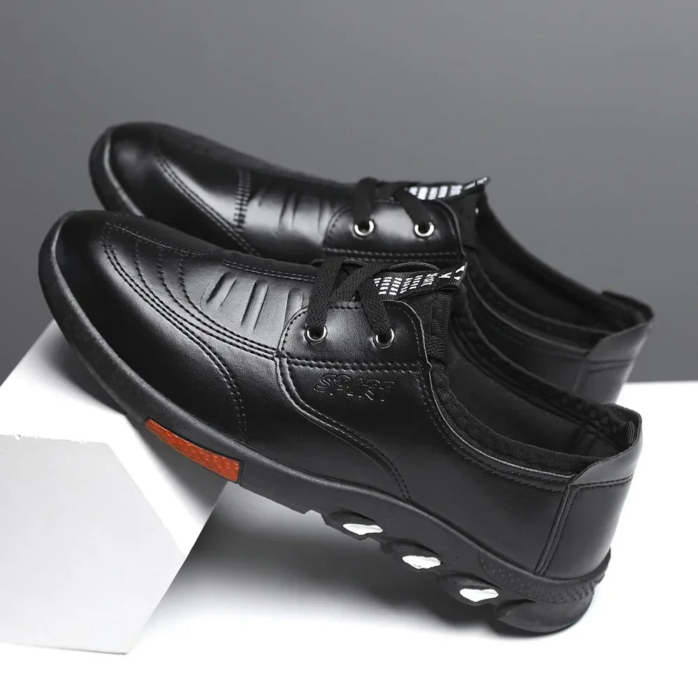 Men's Leather Shoes Business Casual Shoes Non-slip Loafers - Empire P.E