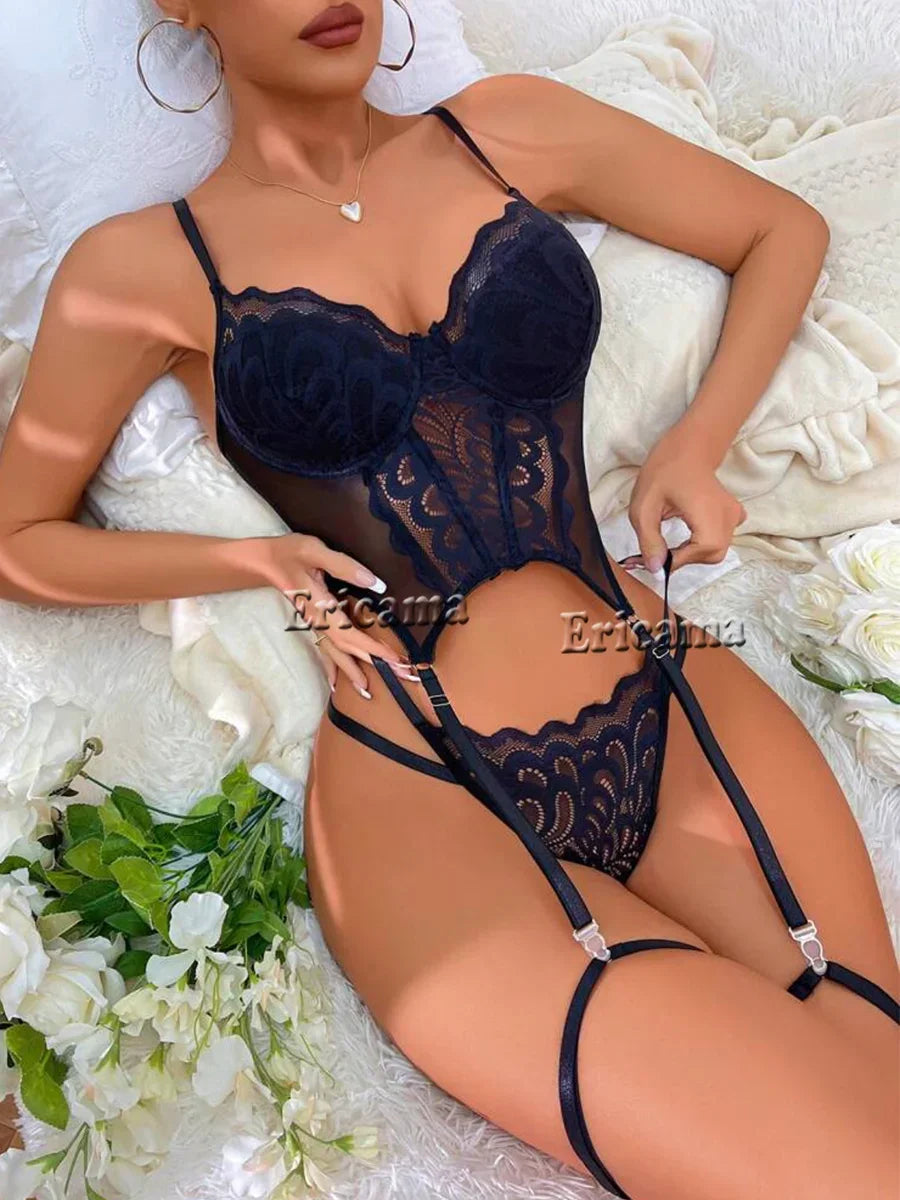 Sexy Lingerie Transparent Hot Underwear Sexy Bra Set - Empire P.E