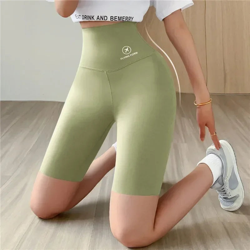 Seamless Women Sports Shorts High Waist Fitness Jogging Body Shaping Boxers Push Up Scrunch Butt Biker Slim Underwear - Empire P.E
