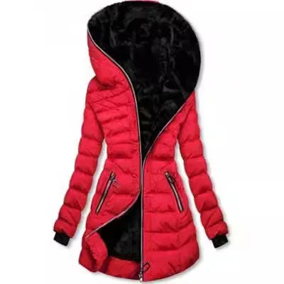 Women's Hooded Cotton-padded Jackets - Empire P.E