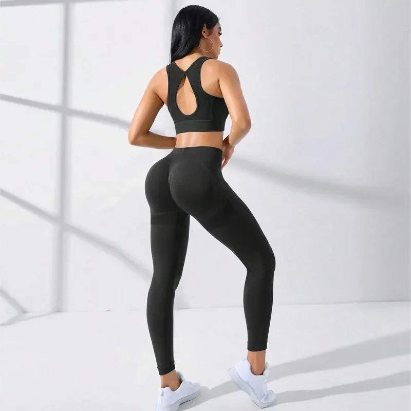 Yoga Basic 2pcs Seamless High Stretch Leggings