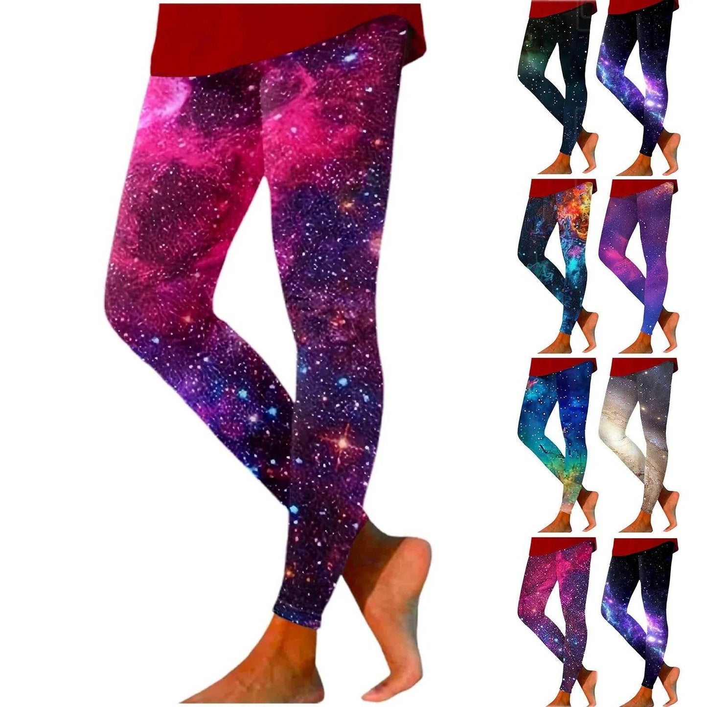 Leggings For Women Plus Size Fantasy Galaxy Cosmic - Empire P.E