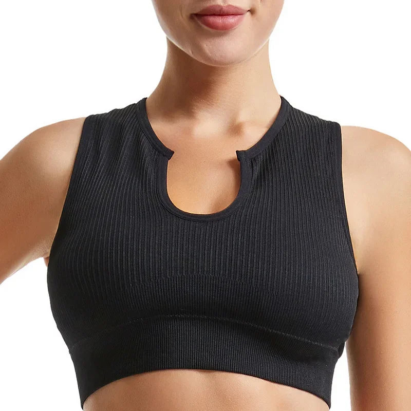 Gym Set Workout Clothes Seamless Leggings Sports Bra Yoga Set - Empire P.E