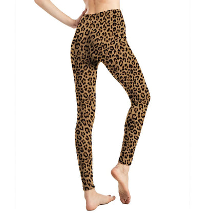 Leopard Leggings Printed High Waist - Empire P.E