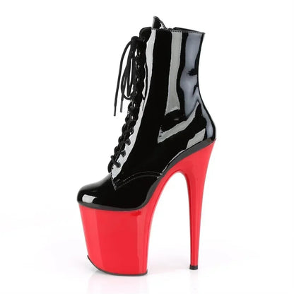 Female 8 Inch High Heel Platform Ankle Boots - Empire P.E