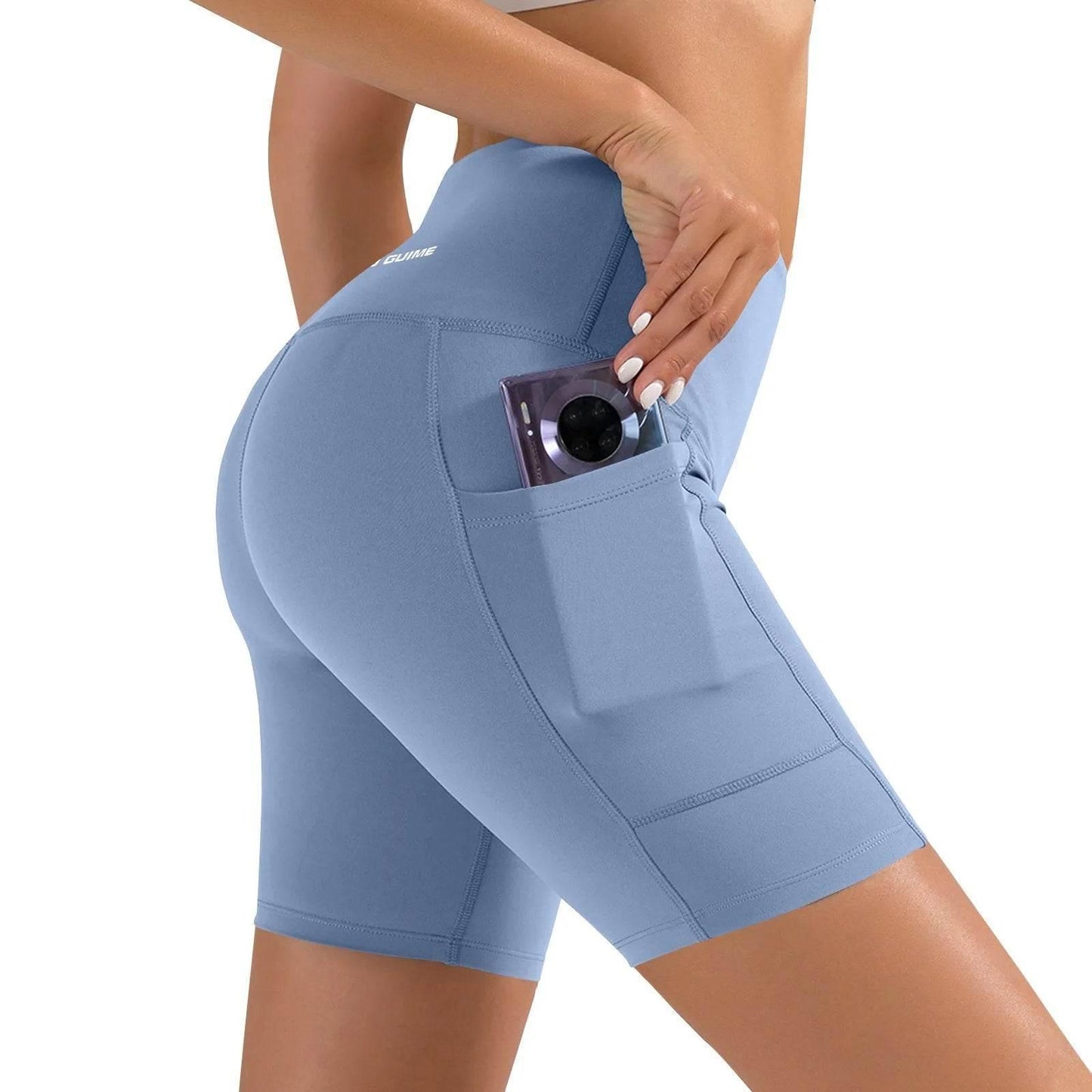 Women Sports Short Yoga Shorts High Waist Breathable Soft Fitness Tight Women Yoga Legging Shorts Cycling Athletic Gym Shorts - Empire P.E