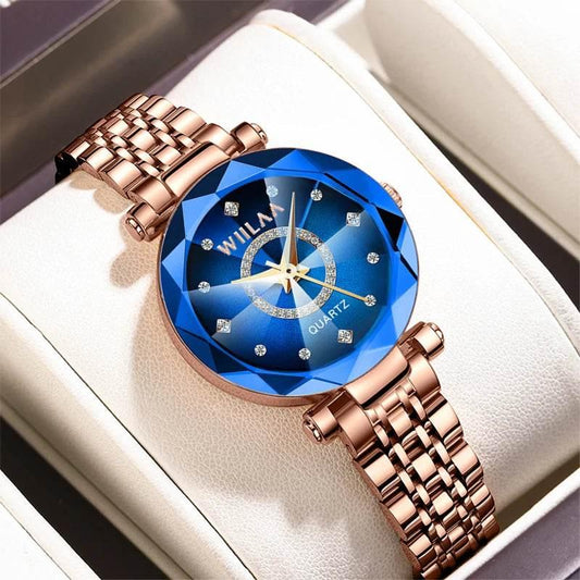 Women Bracelet Watches Stainless Steel Band Elegant Diamond Dial Ladies Wrist Watch For Crystal Exquisite Top Brand Luxury 2025 - Empire P.E