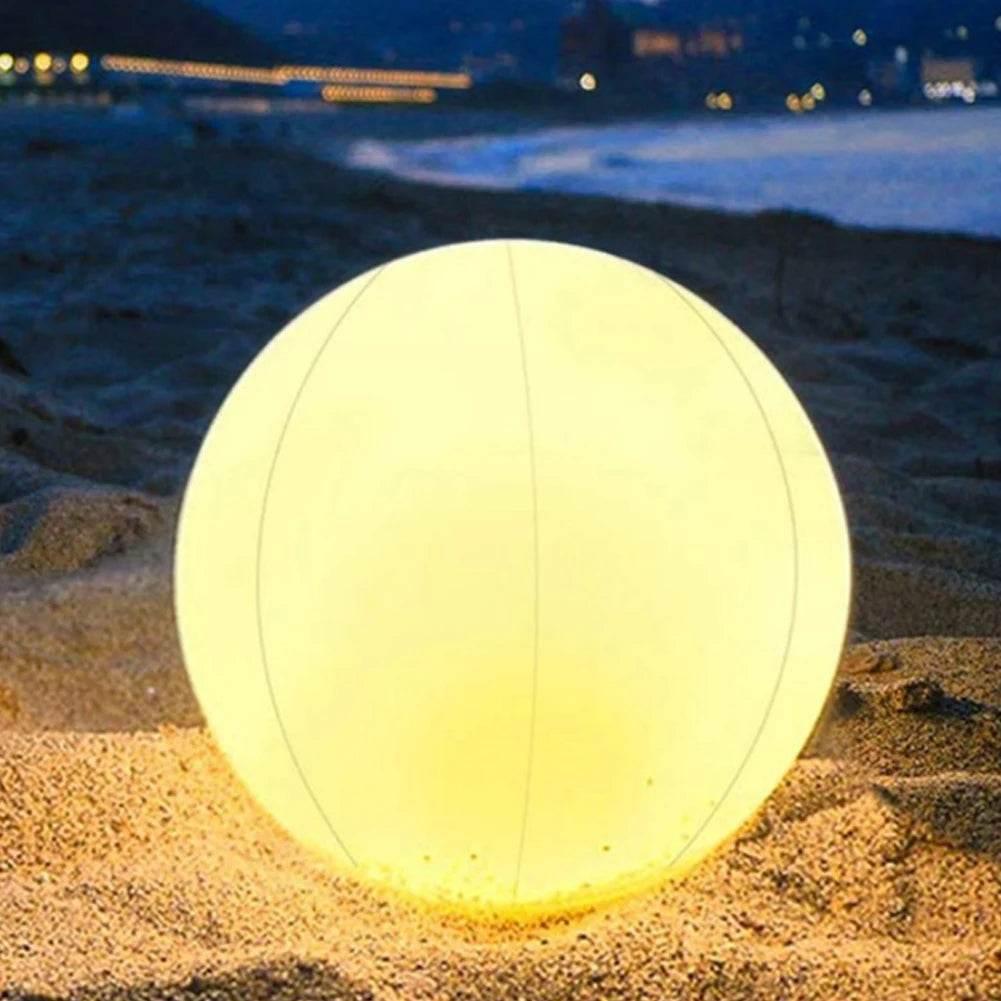 16 Colors Floating Pool Lights 90cm Large Inflatable Pool Beach Ball For Water Pool Party Outdoor Balloon LED Garden Ball Light - Empire P.E